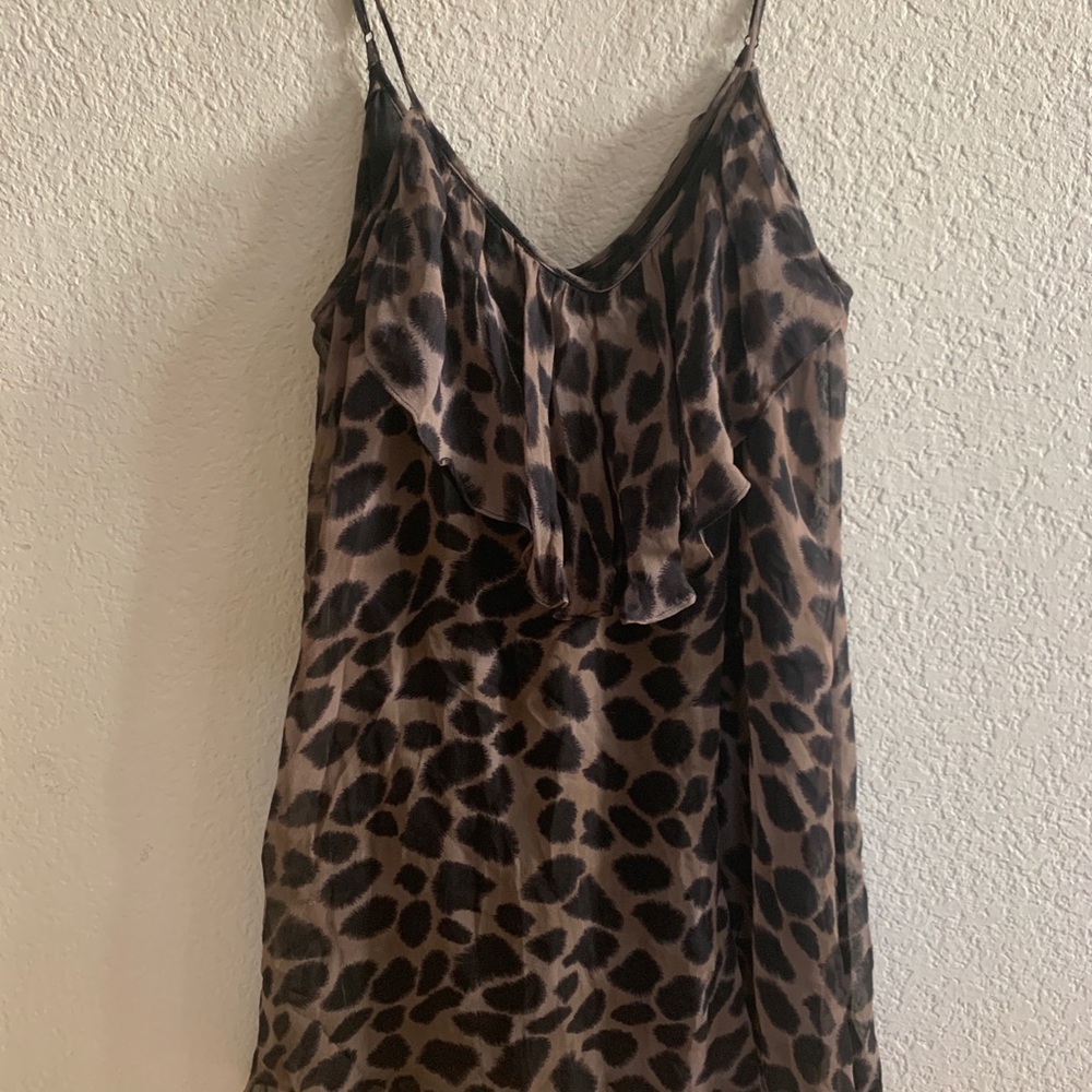 100% silk tank top